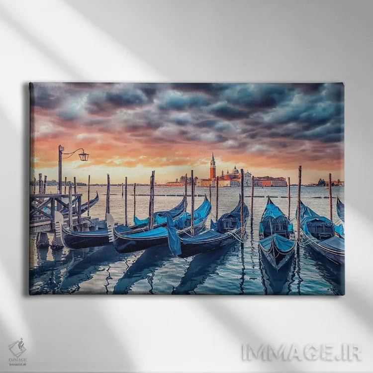 تابلو طلوع حماسی در ونیز اثر مانجیک پیکچرز (استودیو عکاسی یا فیلمسازی) - نمای روبهرو روی دیوار