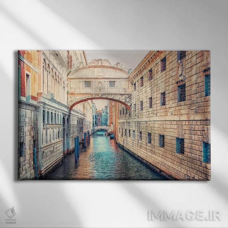 تابلو پل آهها (ونیز) اثر مانجیک پیکچرز (استودیو عکاسی یا فیلمسازی) - نمای روبهرو روی دیوار