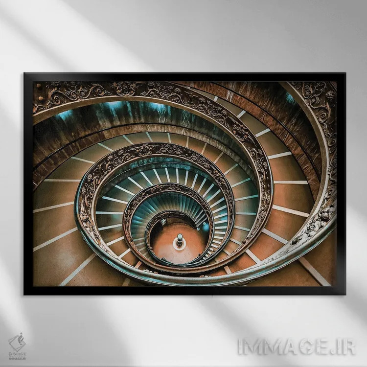 تابلو زیبایی معماری اثر مانجیک پیکچرز (استودیو عکاسی یا فیلمسازی) - نمای قابدار مشکی