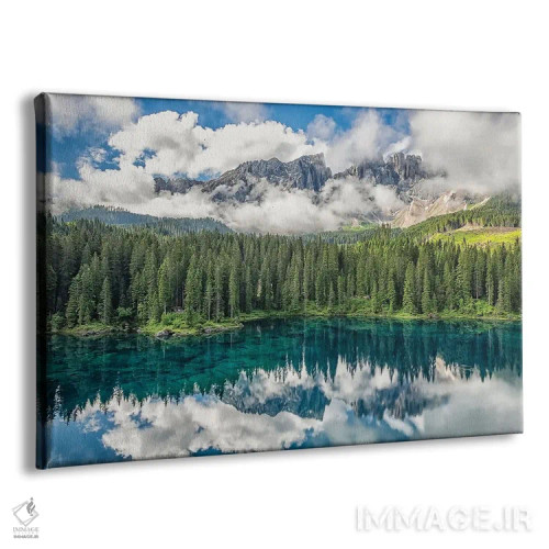 تابلو دریاچه کارزا (ایتالیا) اثر مانجیک پیکچرز (استودیو عکاسی یا فیلمسازی) - نمای پرسپکتیو محصول