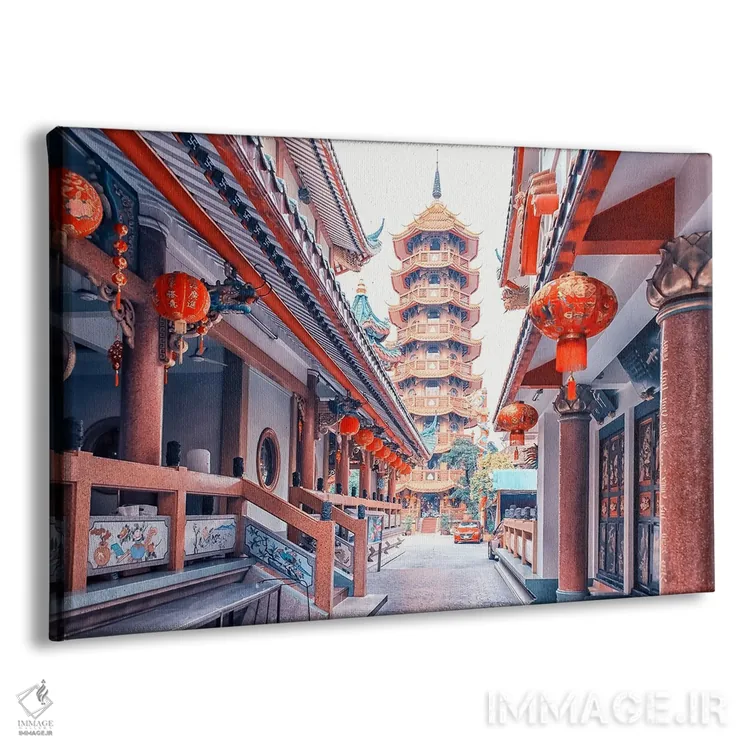 تابلو معبد چه چین خور (تایلند) اثر مانجیک پیکچرز (استودیو عکاسی یا فیلمسازی) - نمای پرسپکتیو محصول