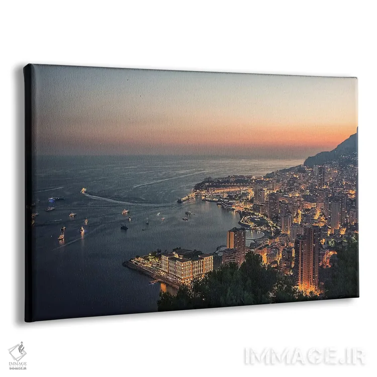 تابلو غروب در موناکو اثر مانجیک پیکچرز (استودیو عکاسی یا فیلمسازی) - نمای پرسپکتیو محصول