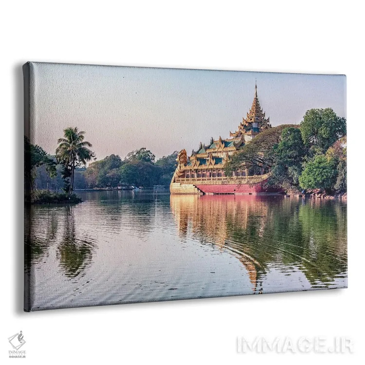 تابلو یانگون (پایتخت قدیمی میانمار) اثر مانجیک پیکچرز (استودیو عکاسی یا فیلمسازی) - نمای پرسپکتیو محصول