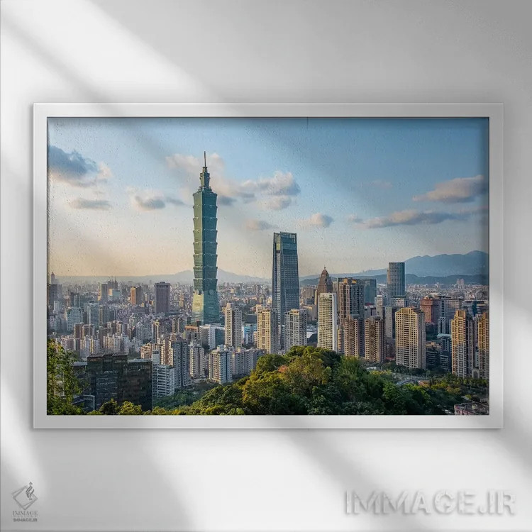 تابلو عصر تایپه اثر مانجیک پیکچرز (استودیو عکاسی یا فیلمسازی) - نمای قابدار سفید