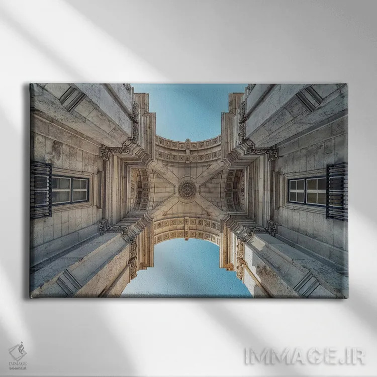 تابلو طاق در لیسبون اثر مانجیک پیکچرز (استودیو عکاسی یا فیلمسازی) - نمای روبهرو روی دیوار