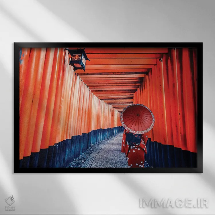 تابلو زندگی در قرمز (فضای انتزاعی یا مفهومی) اثر مانجیک پیکچرز (استودیو عکاسی یا فیلمسازی) - نمای قابدار مشکی