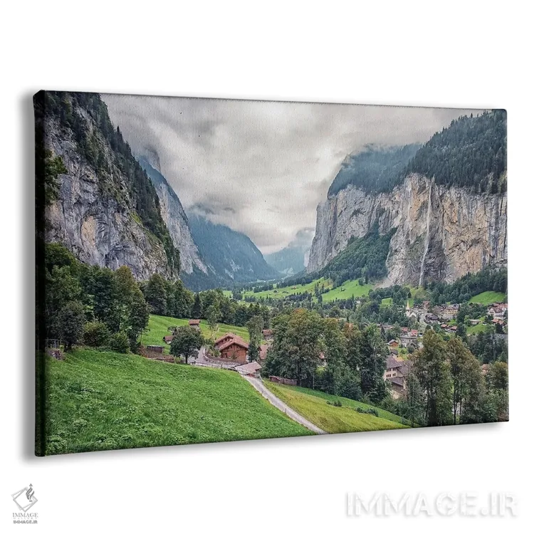 تابلو درهٔ سوئیسی اثر مانجیک پیکچرز (استودیو عکاسی یا فیلمسازی) - نمای پرسپکتیو محصول