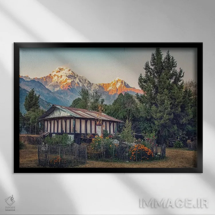 تابلو بهشت کوچک اثر مانجیک پیکچرز (استودیو عکاسی یا فیلمسازی) - نمای قابدار مشکی