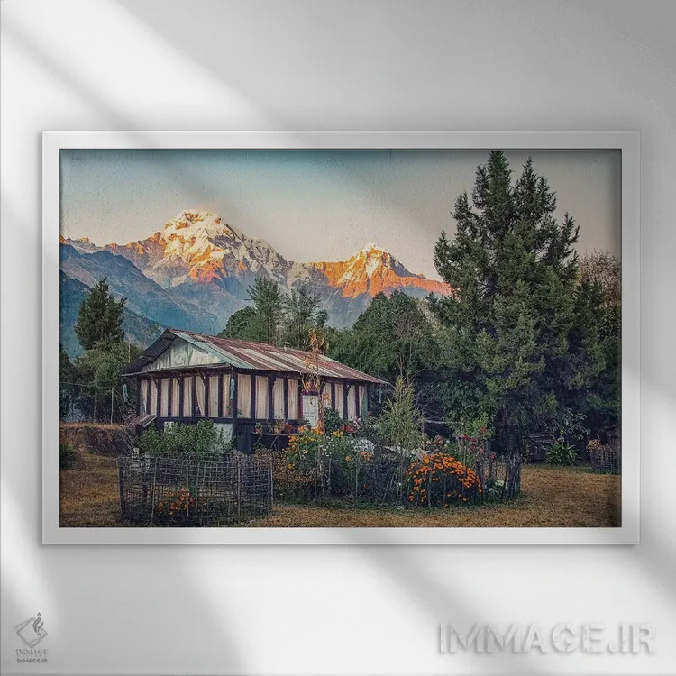 تابلو بهشت کوچک اثر مانجیک پیکچرز (استودیو عکاسی یا فیلمسازی) - نمای قابدار سفید