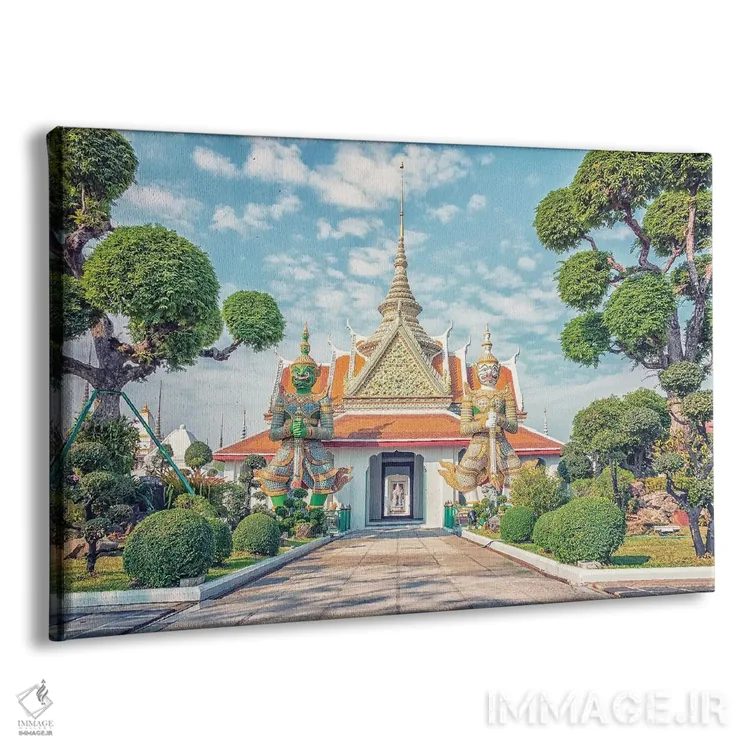 تابلو نگهبانان وات آرون (معبد تایلند) اثر مانجیک پیکچرز (استودیو عکاسی یا فیلمسازی) - نمای پرسپکتیو محصول