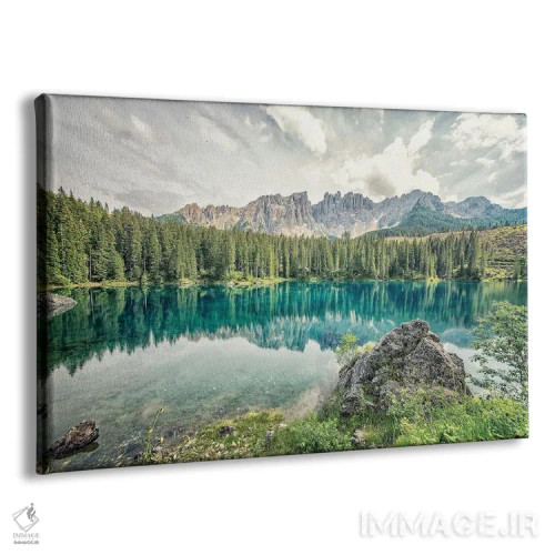 تابلو منظرهٔ کارزا (دریاچه در ایتالیا) اثر مانجیک پیکچرز (استودیو عکاسی یا فیلمسازی) - نمای پرسپکتیو محصول