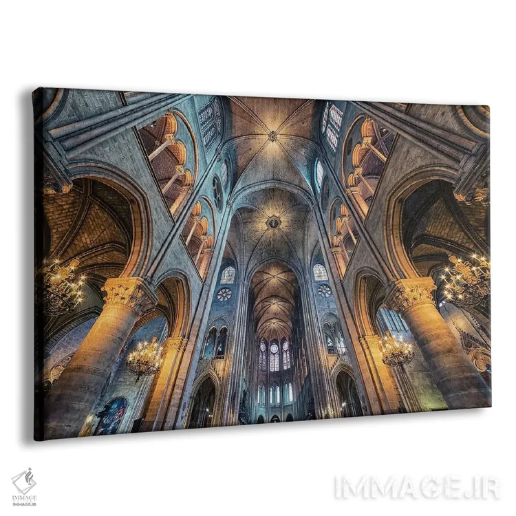 تابلو معماری نوتردام اثر مانجیک پیکچرز (استودیو عکاسی یا فیلمسازی) - نمای پرسپکتیو محصول