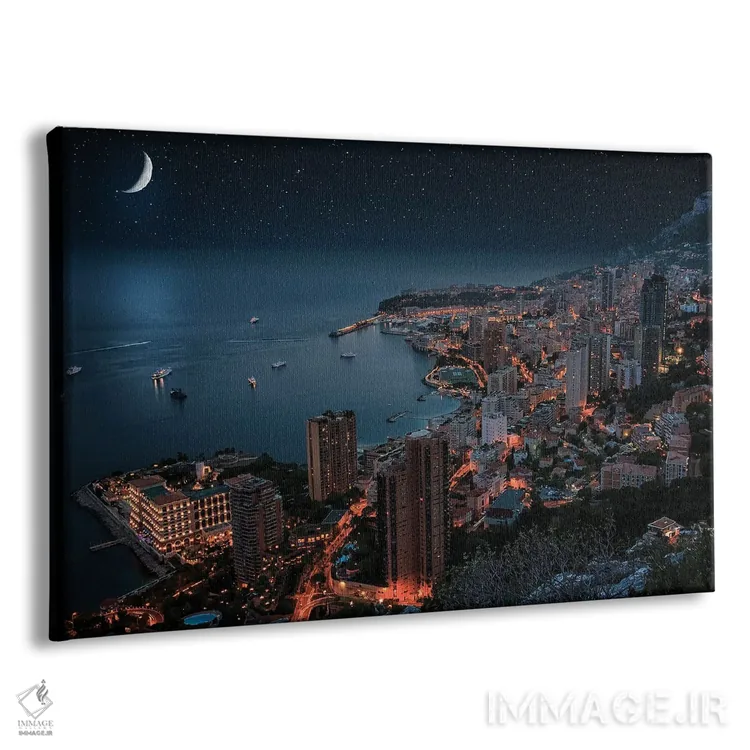تابلو موناکو در شب اثر مانجیک پیکچرز (استودیو عکاسی یا فیلمسازی) - نمای پرسپکتیو محصول