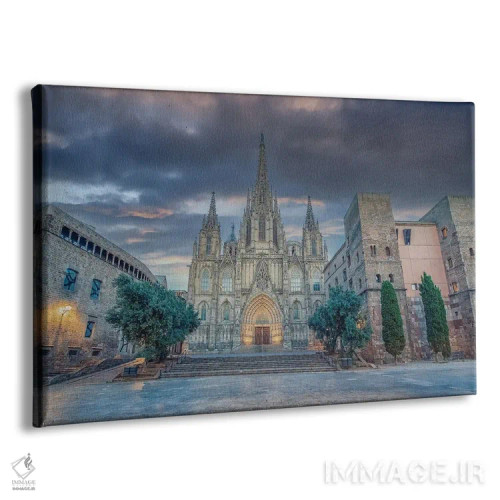 تابلو کلیسای جامع بارسلون اثر مانجیک پیکچرز (استودیو عکاسی یا فیلمسازی) - نمای پرسپکتیو محصول
