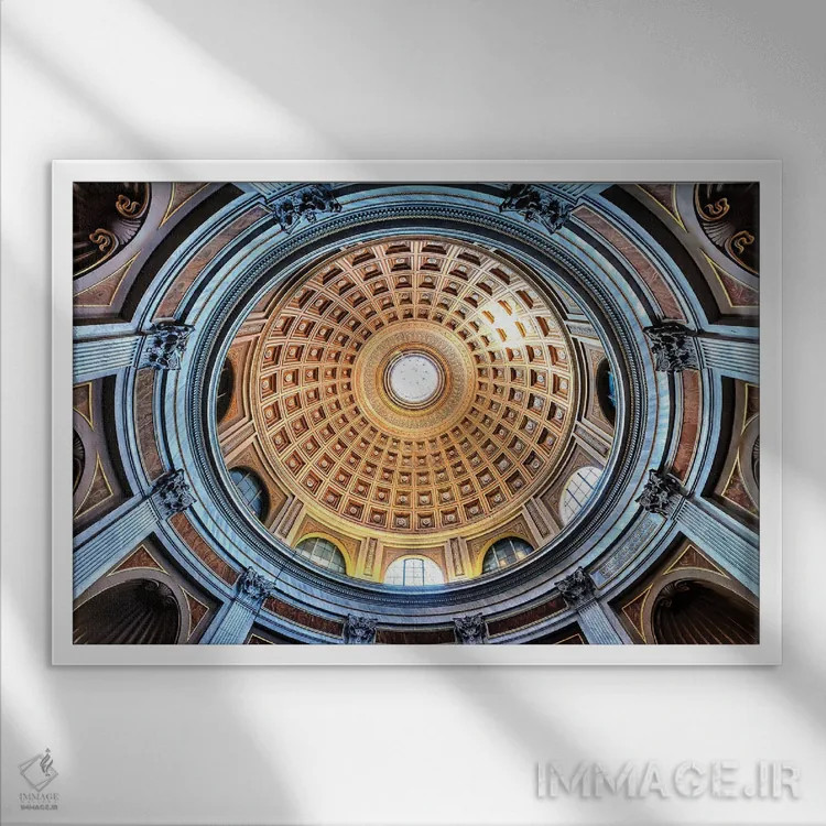 تابلو معماری رم اثر مانجیک پیکچرز (استودیو عکاسی یا فیلمسازی) - نمای قابدار سفید