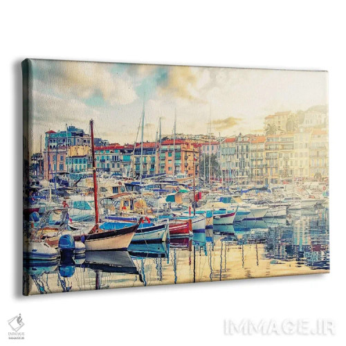تابلو بندر قدیمی کن (فرانسه) اثر مانجیک پیکچرز (استودیو عکاسی یا فیلمسازی) - نمای پرسپکتیو محصول