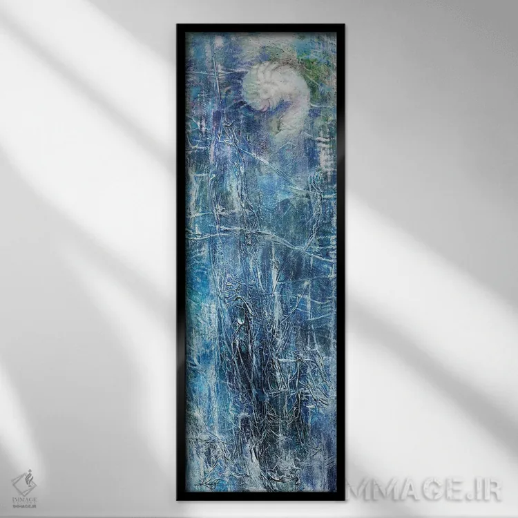 تابلو در آرامش اثر کتی مورتون استنیون - نمای قابدار مشکی