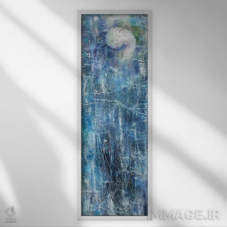 تابلو در آرامش اثر کتی مورتون استنیون - نمای قابدار سفید