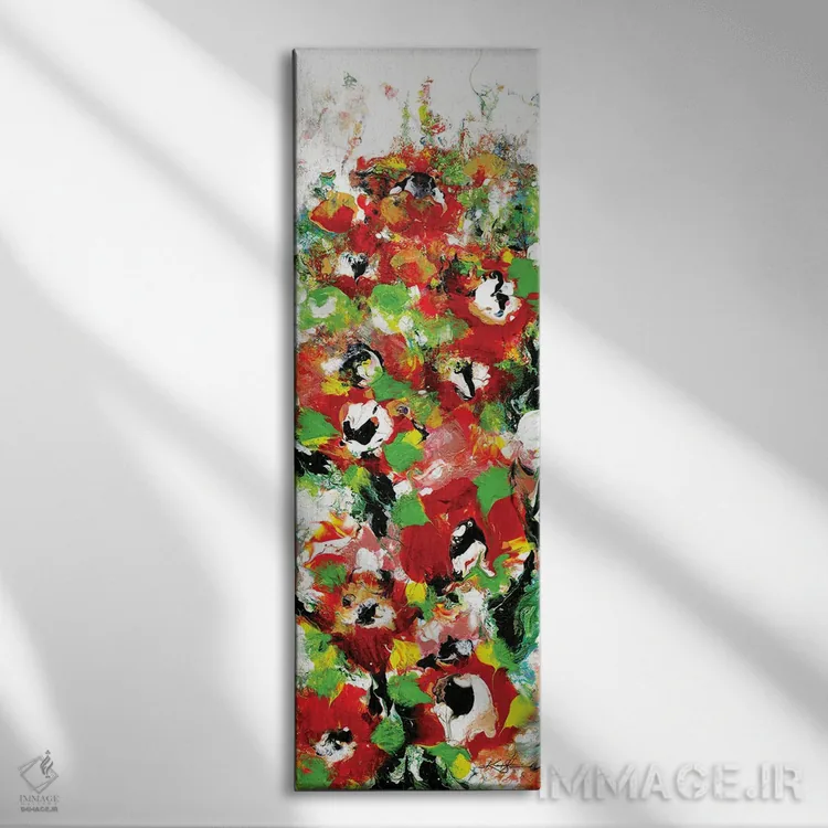 تابلو شکوفههای افسونگر XV-II اثر کتی مورتون استنیون - نمای روبهرو روی دیوار
