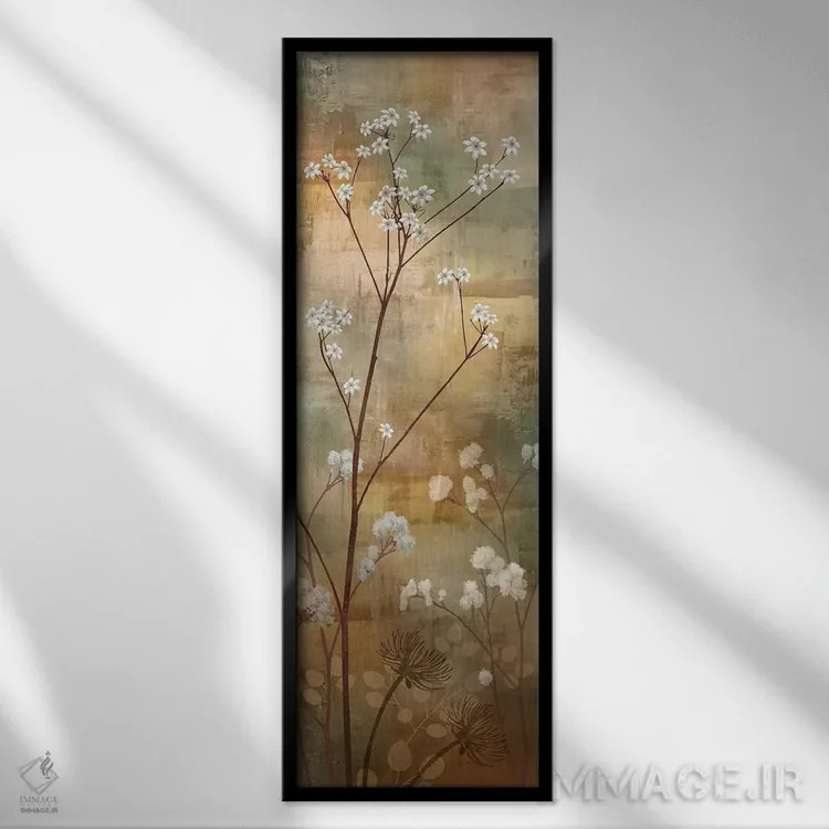 تابلو جنگل مهآلود II اثر کنراد ناتسن - نمای قابدار مشکی