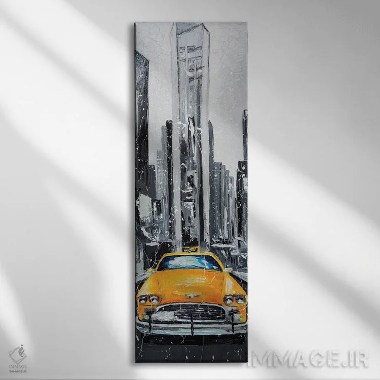 تابلو نیویورک اثر کوپتسووا آرت (استودیو یا برند هنری) - نمای روبهرو روی دیوار