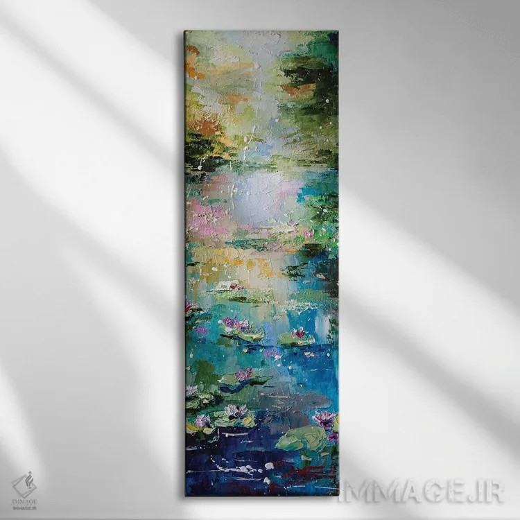 تابلو برکه آرام اثر کوپتسووا آرت (استودیو یا برند هنری) - نمای روبهرو روی دیوار
