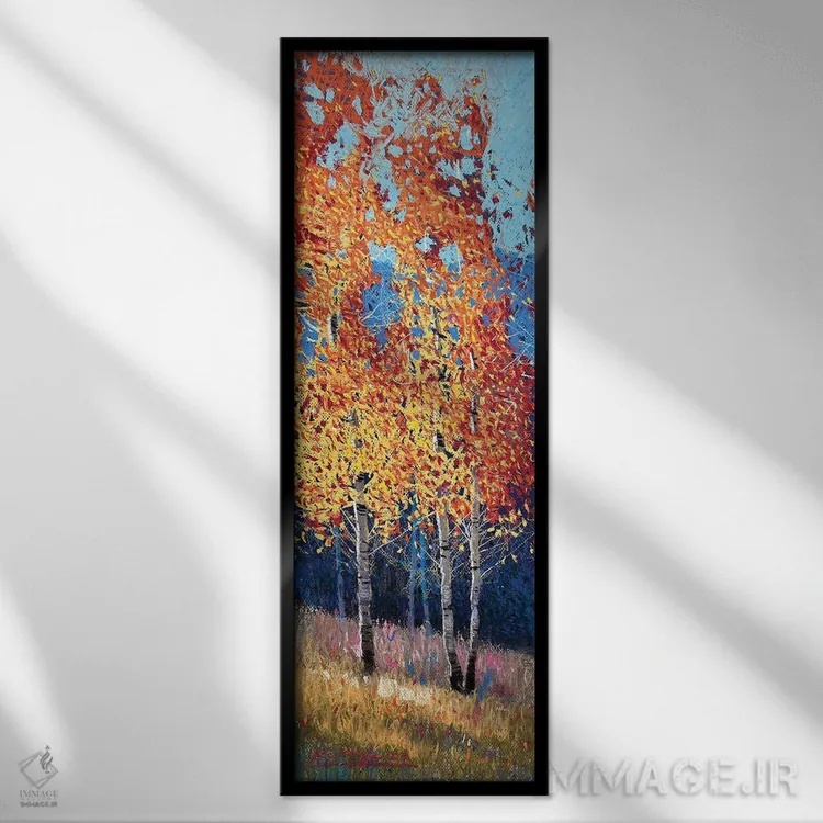 تابلو توسهای پاییزی اثر اندریی کووالیک - نمای قابدار مشکی