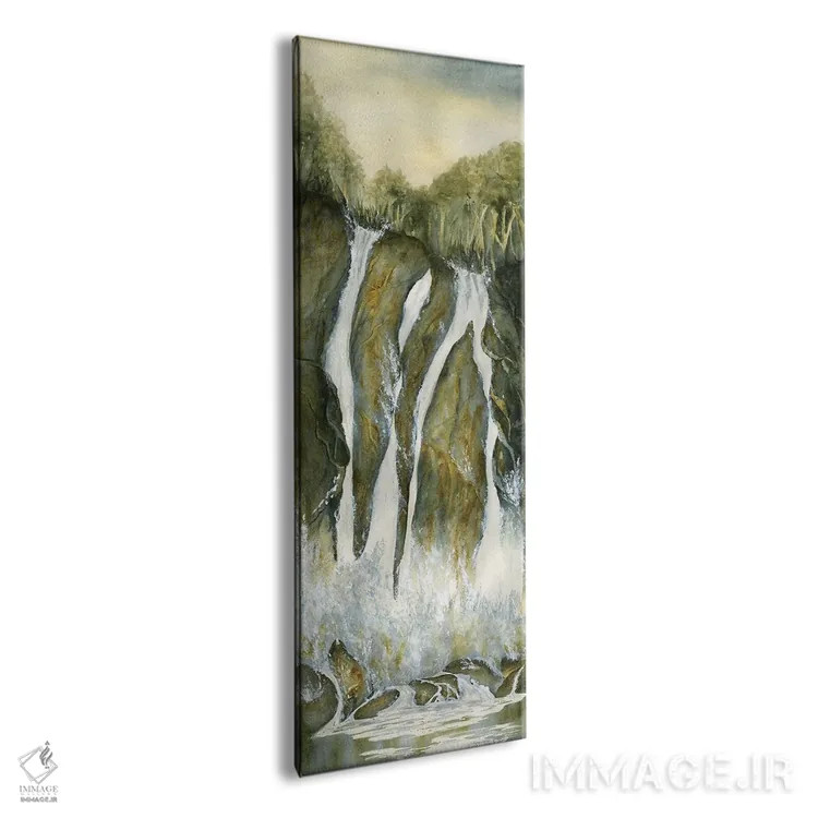 تابلو آبشار کوهستانی اثر لیز کاوینگتون - نمای پرسپکتیو محصول