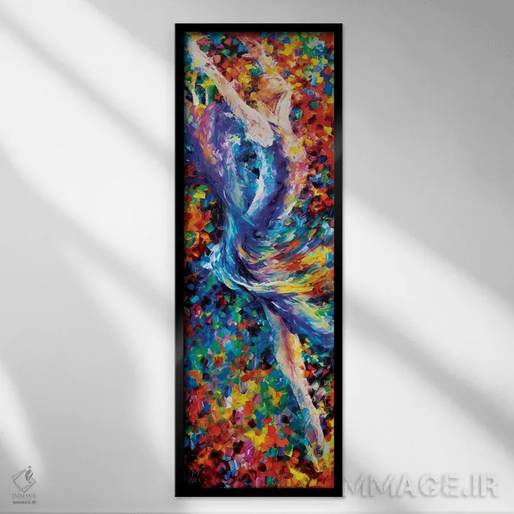 تابلو پرش اثر لئونید آفرموف - نمای قابدار مشکی