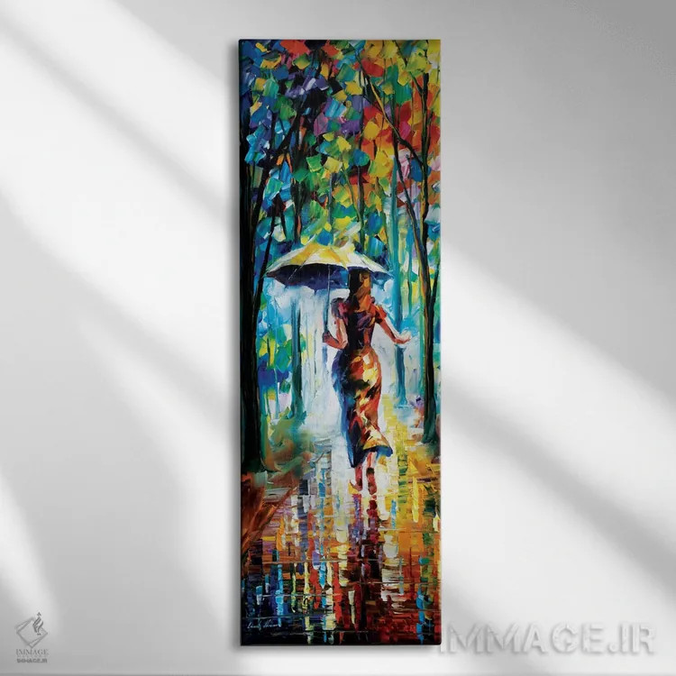 تابلو دویدن به سوی عشق I اثر لئونید آفرموف - نمای روبهرو روی دیوار