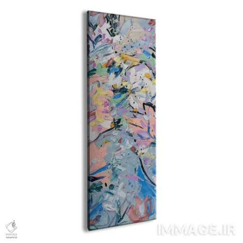 تابلو گلهای آلاچیق اثر شالیمار لگاسپی - نمای پرسپکتیو محصول