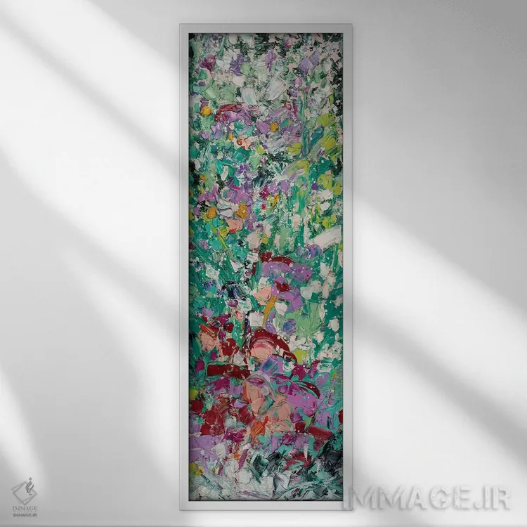 تابلو گامی به سوی قصه پریان اثر شالیمار لگاسپی - نمای قابدار سفید