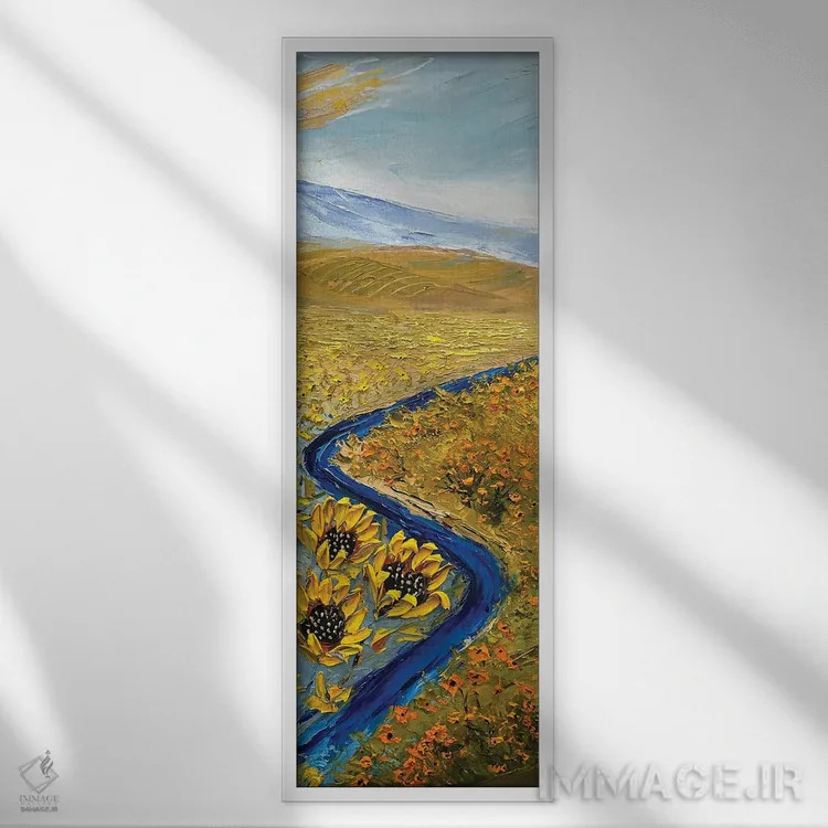 تابلو تا ابد و یک روز اثر لیزا الی - نمای قابدار سفید