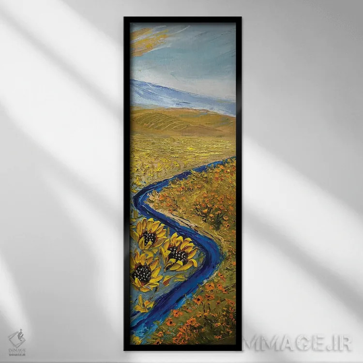 تابلو تا ابد و یک روز اثر لیزا الی - نمای قابدار مشکی