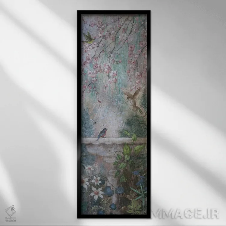 تابلو چشمه جادویی اثر لیزا مری کیندلی - نمای قابدار مشکی