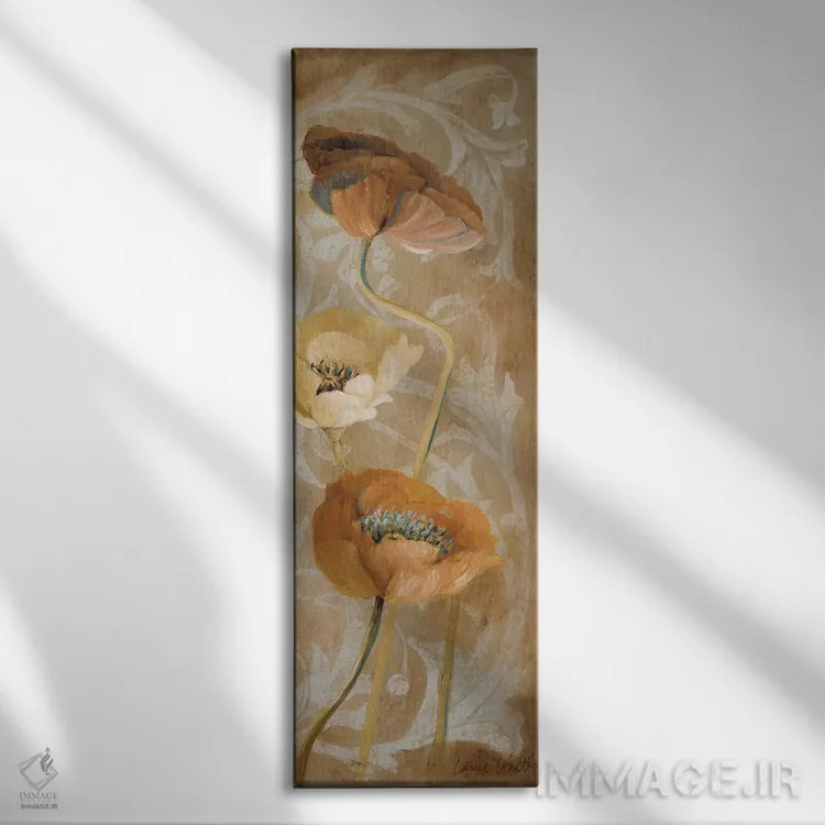 تابلو "شقای قهوهای I" اثر لِینی لورث - نمای روبهرو روی دیوار