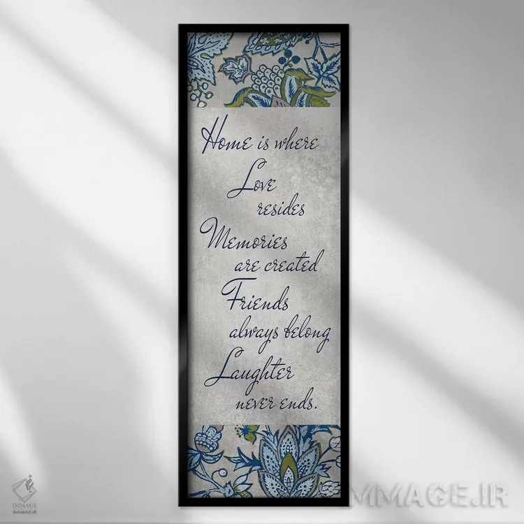 تابلو "الهامبخش گلهای اروپایی I" اثر لِینی لورث - نمای قابدار مشکی