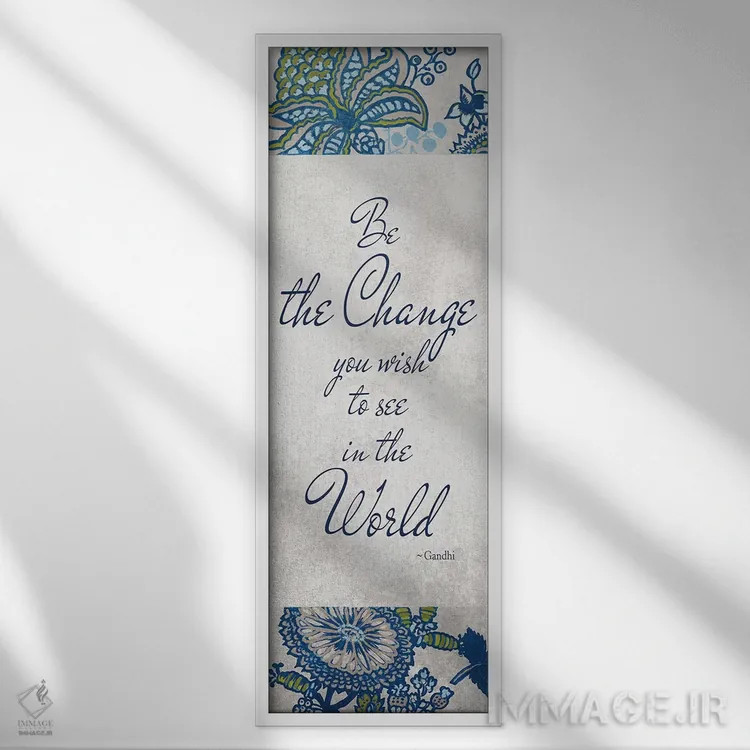 تابلو "الهامبخش گلهای اروپایی II" اثر لِینی لورث - نمای قابدار سفید