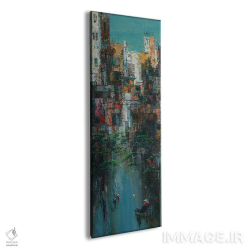 تابلو "پس از باران" اثر له نگوک کوآن - نمای پرسپکتیو محصول