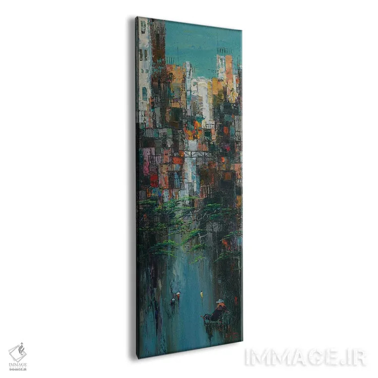 تابلو "پس از باران" اثر له نگوک کوآن - نمای پرسپکتیو محصول