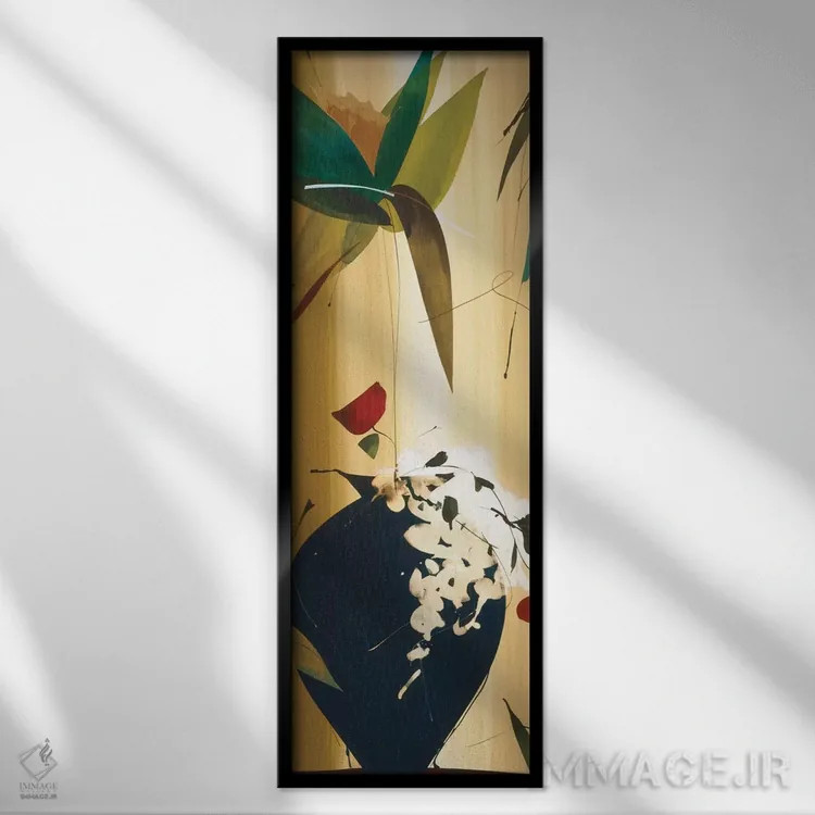 تابلو "اکزوتیک اوه ۱" اثر لولا آبلان - نمای قابدار مشکی