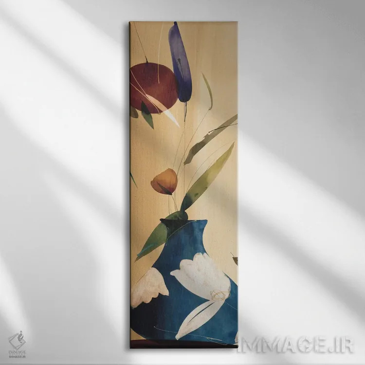 تابلو "دسته گل باشکوه ۱" اثر لولا آبلان - نمای روبهرو روی دیوار