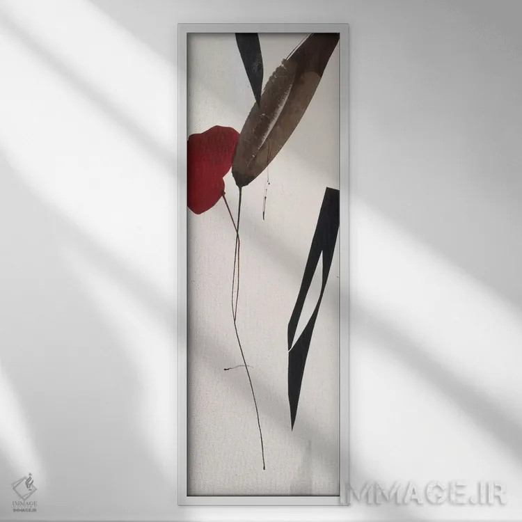 تابلو "هماهنگی برای دو نفر" اثر لولا آبلان - نمای قابدار سفید