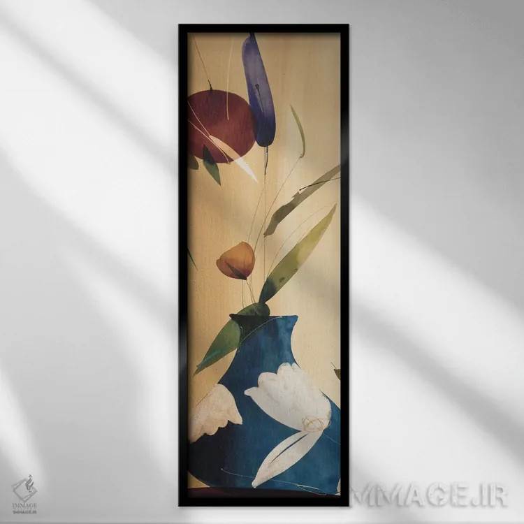 تابلو "دسته گل باشکوه ۱" اثر لولا آبلان - نمای قابدار مشکی