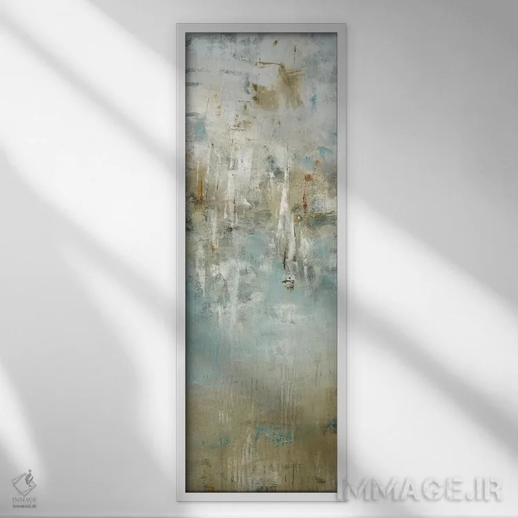 تابلو الهام ملوان دو اثر لیزا ریجرز - نمای قابدار سفید