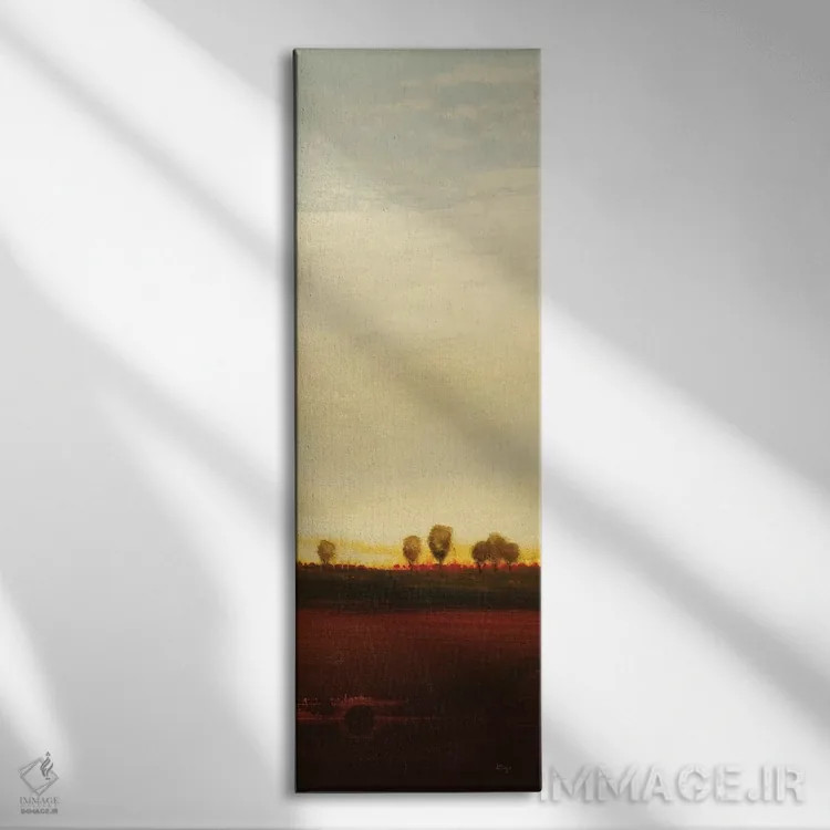 تابلو پایان تابستان یک اثر لیزا ریجرز - نمای روبهرو روی دیوار