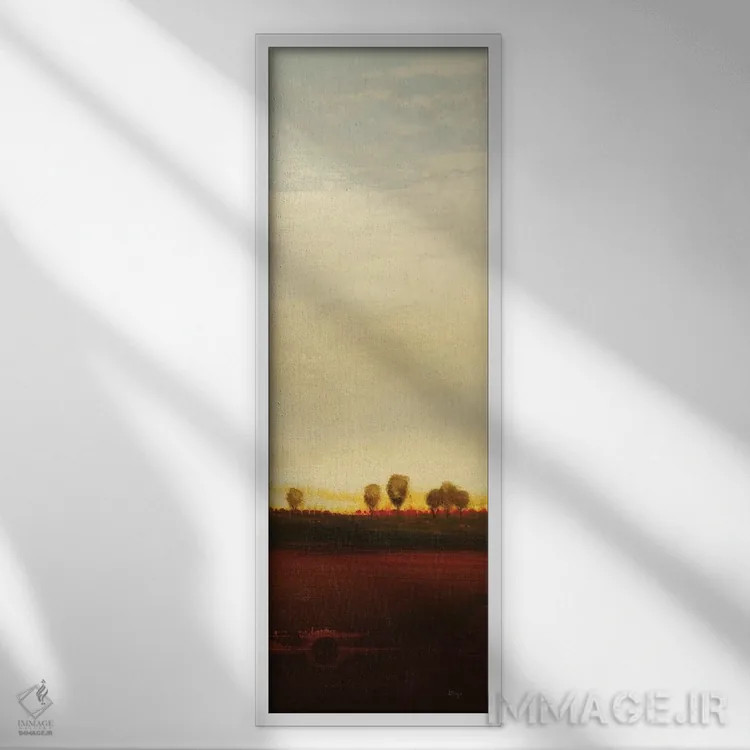 تابلو پایان تابستان یک اثر لیزا ریجرز - نمای قابدار سفید