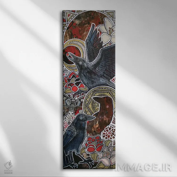 تابلو پس از خاطرات (فرانسه: Apres Memoirs) اثر لینت شلی - نمای روبهرو روی دیوار