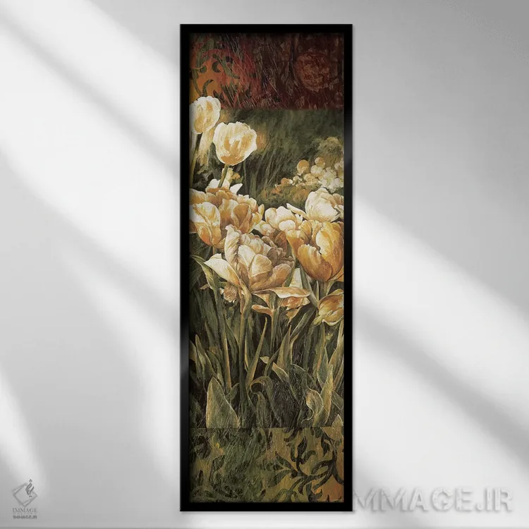 تابلو باغ تابستانی I اثر لیندا تامپسون - نمای قابدار مشکی