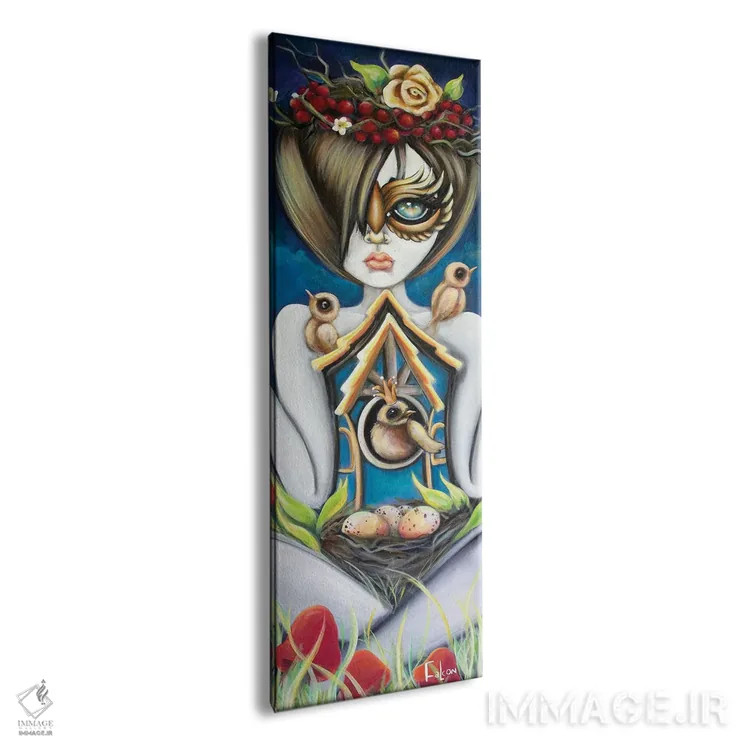 تابلو رویای ساکنان جنگل اثر لیزی فالکون - نمای پرسپکتیو محصول